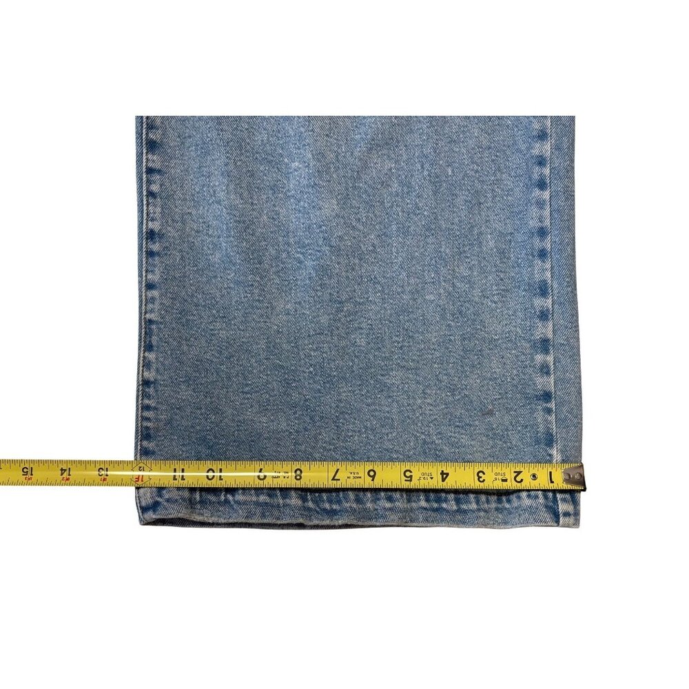 Ava & Viv Wide Leg Lighter Wash Denim Jeans Size 16 Womens Relaxed Fit Stretch - Picture 12 of 14